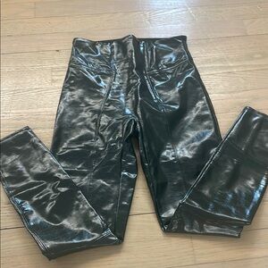 SPANX Glossy Black Leggings